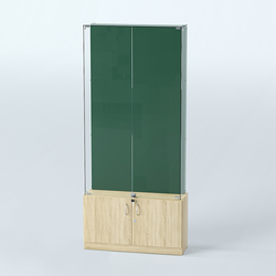 Витрина для медалей ИС-33-А (задняя стенка бархат), Дуб Сонома