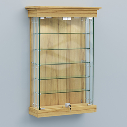 Витрина для музеев "Коллекция" настенная №1-5А-РЕГ, Дуб Золотистый