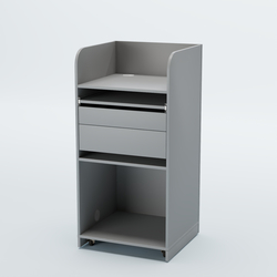 Стойка официанта "Бармен" №3 передвижная, Серый