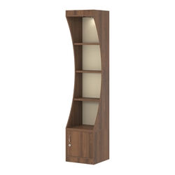 Стеллаж Гарант №1-2-450, Орех + Крем Вайс