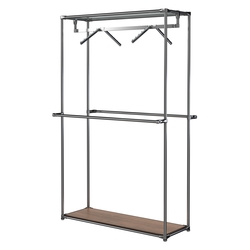 Хромированное вешало БАШНЯ №2, Орех