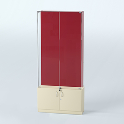 Витрина для медалей ИС-33-А (задняя стенка бархат), Крем Вайс