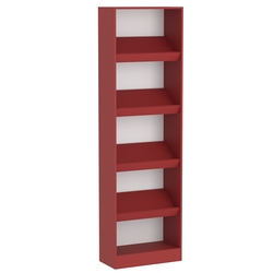 Стеллаж из ДСП серии Эконом №114-300, Красный U0210