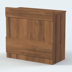 Стол - верстак с ящиками и дверью №1, Орех