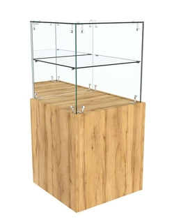 Прилавок квадратный ОТРАЖЕНИЕ №10, Дуб Золотистый