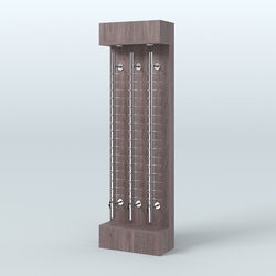 Стенд из ДСП с подсветкой для продажи очков №1 (З/Д), Ясень Анкор темный