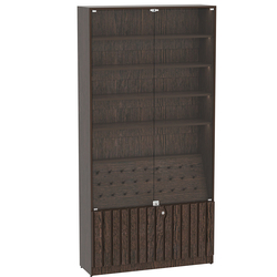 Витрина серии "Смок" №2, Дуб Венге