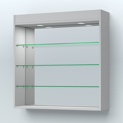 Витрина настенная "Фаберлинк", Серый