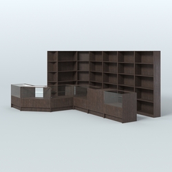 Торговый Островок "Эконом" №8 (13, 6 кв.м), Дуб Венге