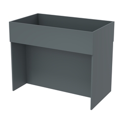 Корзина для распродаж из ДСП №6, Темно-Серый