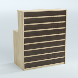 Ресепшен серии ПРАЙМ №1А, Дуб Сонома + Дуб Венге