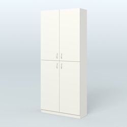 Аптечный широкий стеллаж под резину №1, Белый