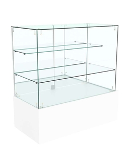 Прилавок ОТРАЖЕНИЕ на подиуме №2, Белый