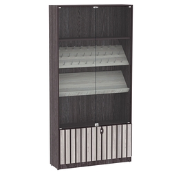 Витрина серии "Смок" №6, Ясень Анкор темный + Ясень Анкор светлый