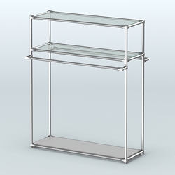 Островная торговая система ХРОМ 1200 мм №6, Серый