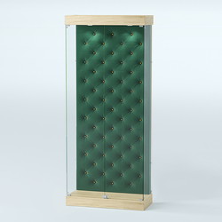 Витрина под знамя №1Б-900 (задняя стенка бархат каретка), Дуб Сонома