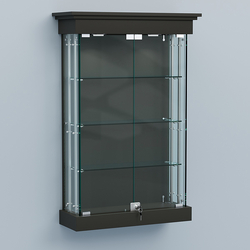 Витрина для музеев "Коллекция" настенная №1-3А-РЕГ, Черный