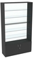 Витрина СЭСП-О №1-1-500 (З/C - Стекло) со стеклянными полками Черный