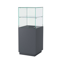 Витрина ювелирная квадратная "Диаманд" №8, Темно-Серый