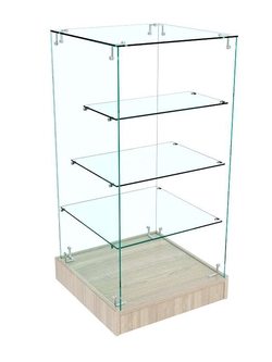 Прилавок Истра с цоколем №12 (открытый), Дуб сонома