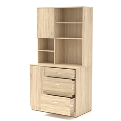 Офисная мини-кухня ВЕКТОР №5, Дуб Сонома