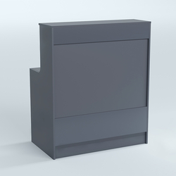 Ресепшен серии ПРАЙМ №1Б, Темно-Серый