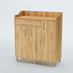 Стойка официанта "Бармен" №7-Н на ножках, Дуб Золотистый