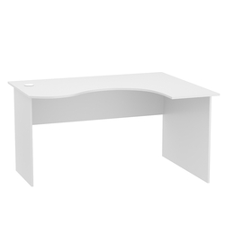 Стол эргономичный офисный СЭ-14 (право-сторонний), Серый