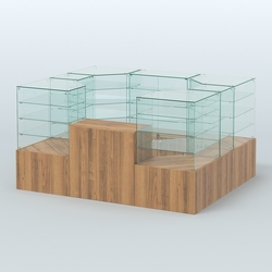 Павильон ИСТРА в центр зала №1а (закрытый) (4, 94 кв.м), Орех