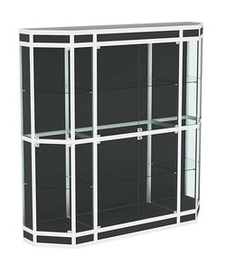 Витрина из профиля Трапеция №7 (2-ух метровая), Черный