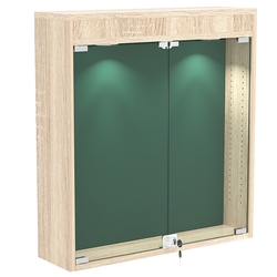 Витрина настенная БАРОН для медалей №1-3А , Дуб сонома + 10 Green