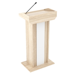 Кафедра для выступлений Конференс №10, Дуб Сонома + Белый