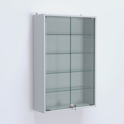 Витрина настенная №202-1А высокая, Серый