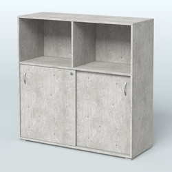 Шкаф-купе приставной/опорный, цвет дуб наварра, Метрополитан Грей