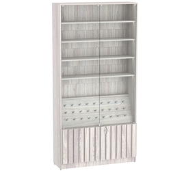 Витрина серии "Смок" №2, Ясень Анкор светлый - U31104