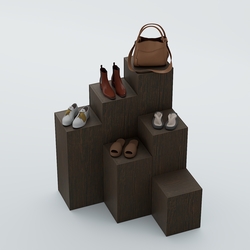 Демо-стенд Ступени-Шаг №1, Дуб Венге