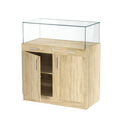 Прилавок ювелирный "Диаманд" №1-1000 пристенный, Дуб Сонома