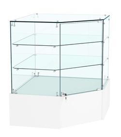 Прилавок Истра №105 угловой (закрытый), Белый