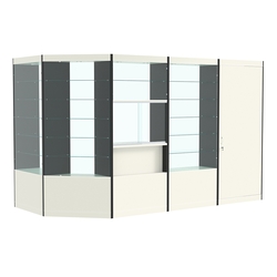 Павильон №8 из ДСП (5, 19 кв. м), Белый и Черный