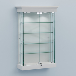 Витрина для музеев "Коллекция" настенная №1-4А-РЕГ, Белый