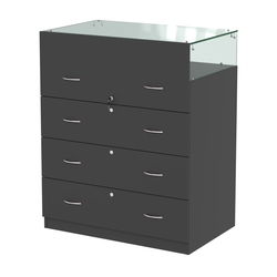 Истра прилавок ювелирный №1 (560мм), Черный