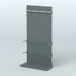 Система ЭЛЕГАНТ с ДСП №6 (1200 мм), Темно-Серый