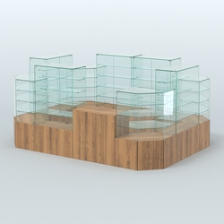 Павильон ИСТРА в центр зала №3а (закрытый) (8, 26 кв.м), Орех