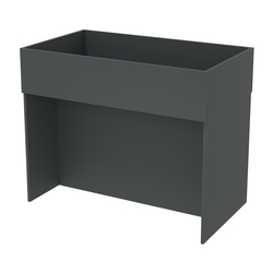 Корзина для распродаж из ДСП №6, Антрацит