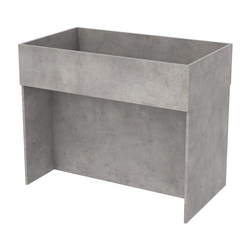 Корзина для распродаж из ДСП №6, Бетон Чикаго светло-серый F186 ST9