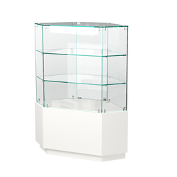 Витрина шестиугольная "Диаманд" №5, Белый