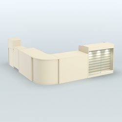 Угловой павильон Чай и Кофе с собой №3, Крем Вайс