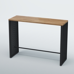 Барный стол "Кофе-брейк" №7, Дуб Канзас коричневый