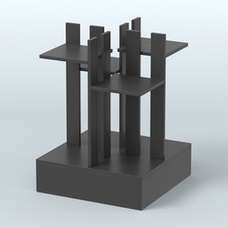 Стойка цветочница №4, Черный