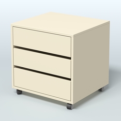 Тумба офисная "Вектор" №1, Крем Вайс